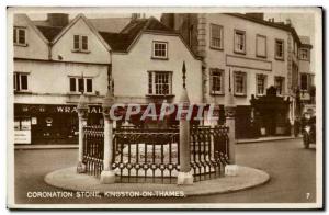 Great Britain Great britain Old Postcard Coronation Stone Kingston on Thames