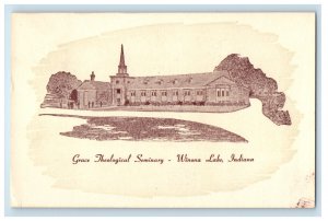 1953 Grace Theological Seminary - Winona Lake Indiana IN Vintage Postcard