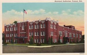 Nebraska Fremont Municipal Auditorium Curteich