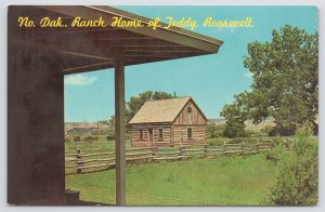 State View~North Dakota Ranch Home of Teddy Roosevelt~Vintage Postcard