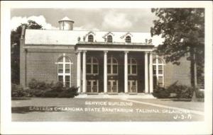 Talihina OK State Sanitarium Real Photo Postcard rpx