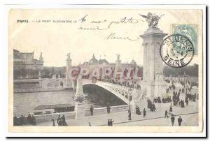 Paris (8th) Postcard The Old Alexander III bridge