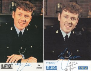 Mark Jordan Heartbeat 2x Hand Signed Cast Card Photo s