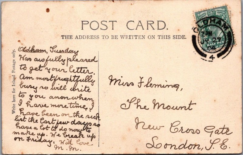 Lancashire Postcard - Daisy Nook, Oldham   XT306