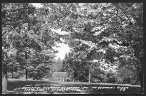 Pretty Dogwood Canyon Inn McCormicks Creek Park Spencer Indiana RPPC c1940s