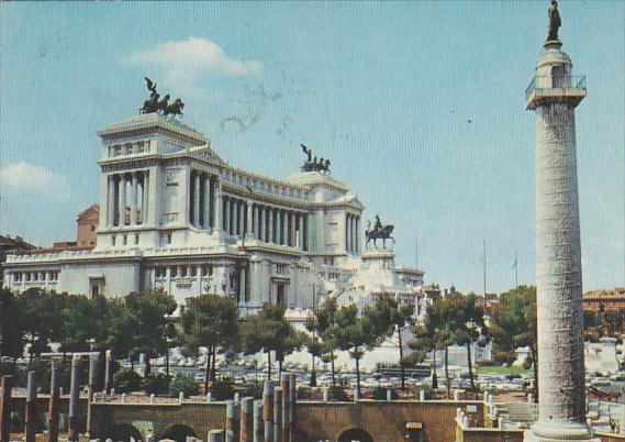 Italy Roma Rome Altare della Patria r Foro Traiano