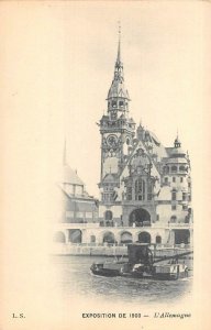 PARIS FRANCE EXPOSITION GERMANY PAVILLON POSTCARD 1900 (DS)