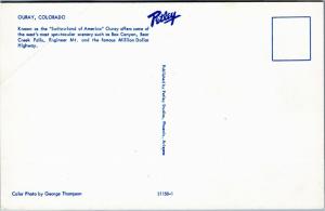 Ouray, Colorado, birds eye view