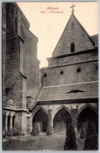 Meissen Germany c1910 Postcard Dom Kreuzgang Cathedral Cloister