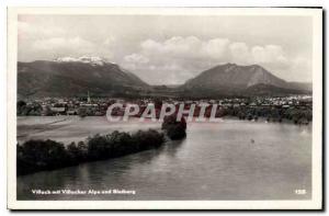 Old Postcard Villach Villacher Alpe und mit Bleiberg