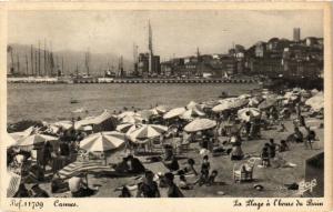 CPA CANNES La Plage a l'heure du Bain (375251)