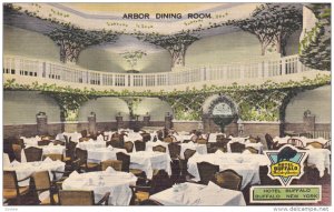 Arbor Dining Room , hotel Buffalo , BUFFALO , New York , 1930s-40s