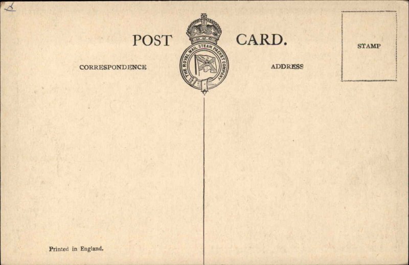 STEAMSHIP STEAMER RMSP Orbita Cherbourg c1910 Postcard