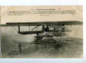 205495 FRANCE AVIATION hydroplane Savary Hauser #1711 old