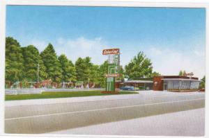 Lakeview Motel & Restaurant Jackson Tennessee postcard