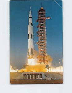 Postcard Apollo/Saturn V Space Vehicle, Kennedy Space Center, N.A.S.A., Florida