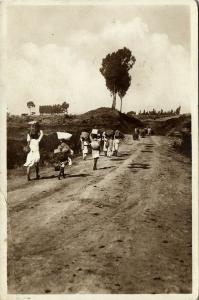 ethiopia, ADDIS ABEBA, Dintorni, Surroundings (1930s) RPPC Postcard