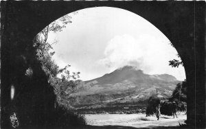 uk41765 pelee mount seen trough the corbet saint pierre  guadeloupe Guadelupa