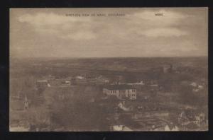 WRAY COLORADO BIRDSEYE VIEW ANTIQUE VINTAGE POSTCARD PRIN...