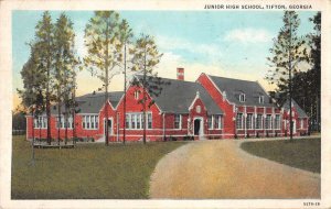 Tifton Georgia Junior High School Vintage Postcard AA30991