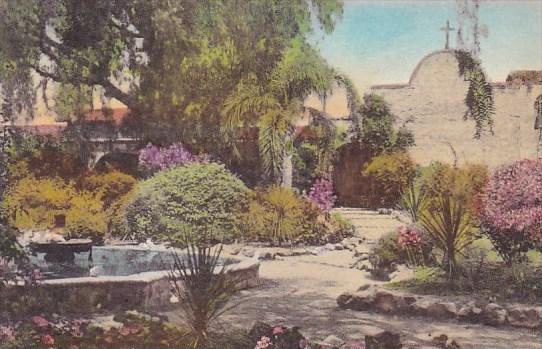 California San Juan Capistrano Old Chapel Arches Front Garden Old Mission Han...