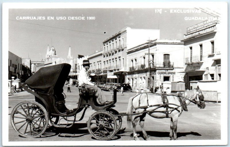 Postcard - Carriages In Use Since 1900 - Guadalajara, Mexico