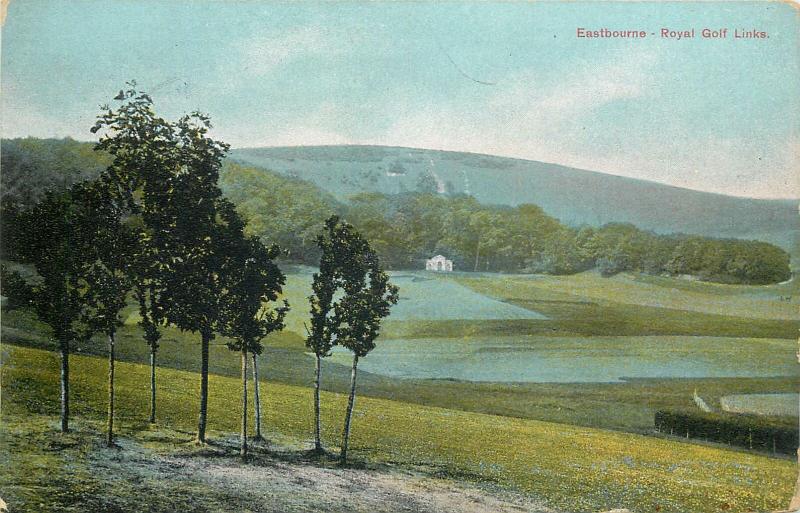 Eastbourne Royal Golf Links postcard