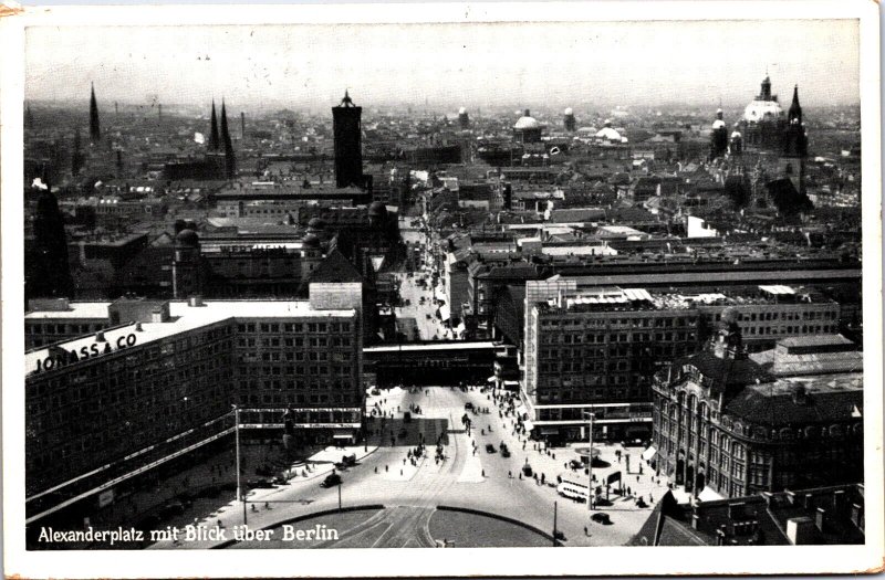 Germany Berlin mit Blick Über Berlin Vintage Postcard C018