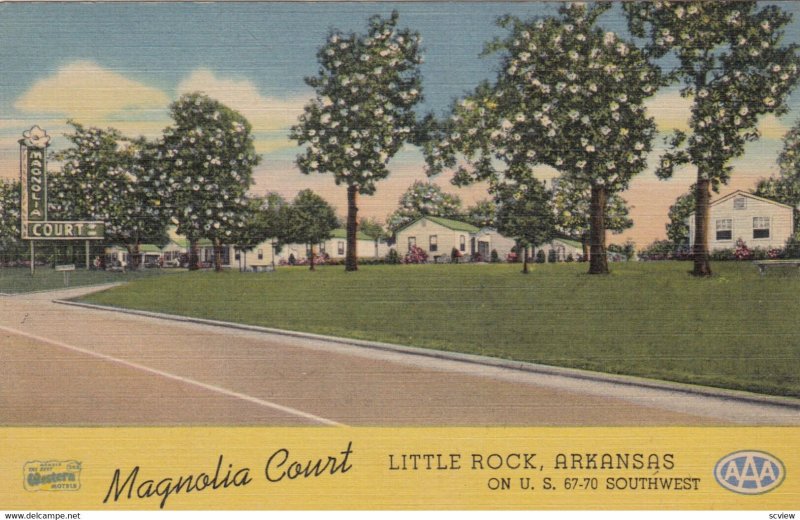 LITTLE ROCK , Arkansas , 1930-40s ; Magnolia Court