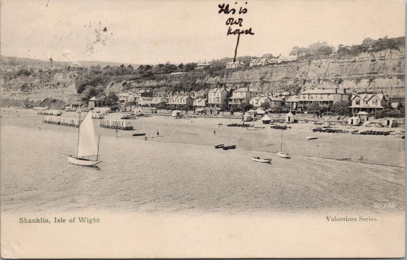 Shanklin Isle of Wight UK c1904 Postcard E51