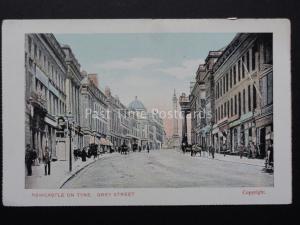 Newcastle on Tyne: Grey Street - Old Postcard