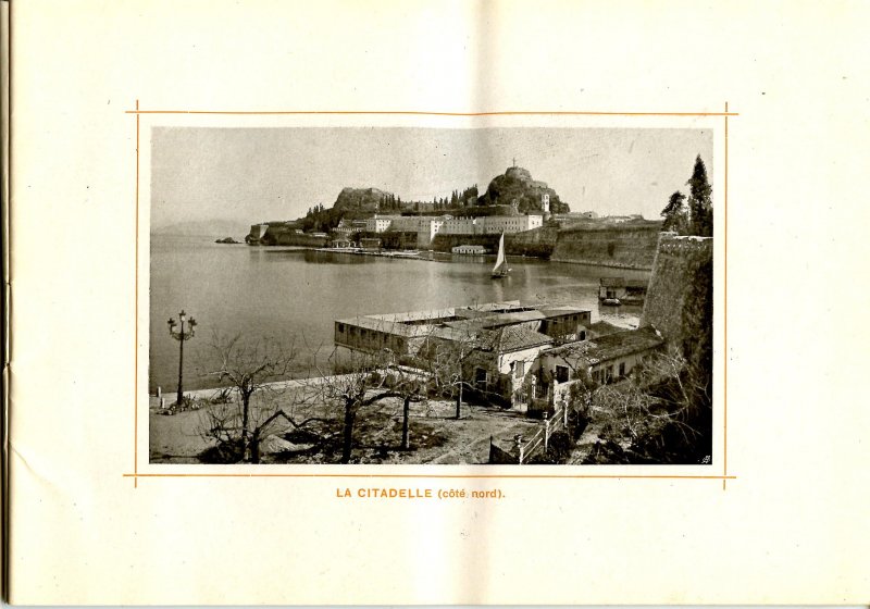 Booklet - Souvenir of Corfou, Greece. 14pp, 24 views B&W, *was folded* (5 X ...