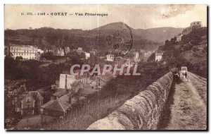 Old Postcard Royat Scenic View