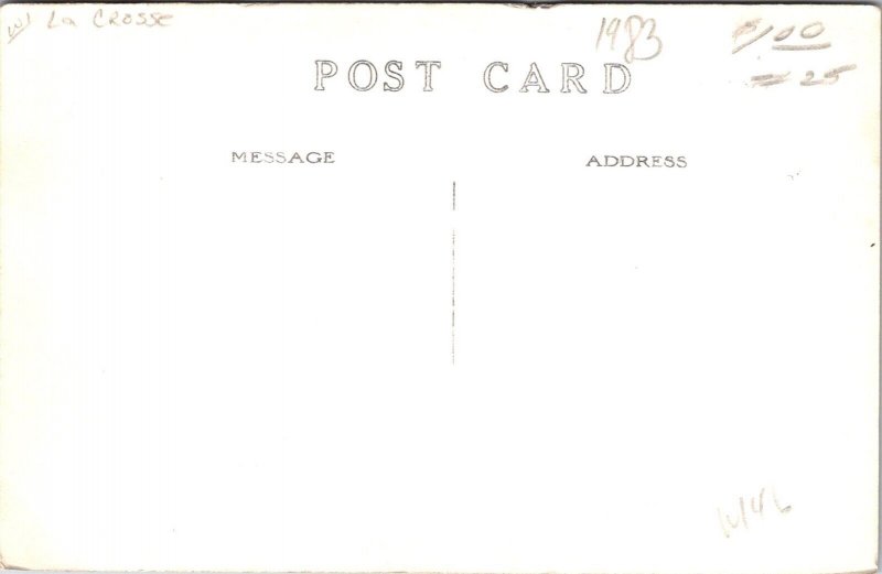 RPPC S.S. President from Pettibone Park, LaCrosse WI Vintage Postcard V69