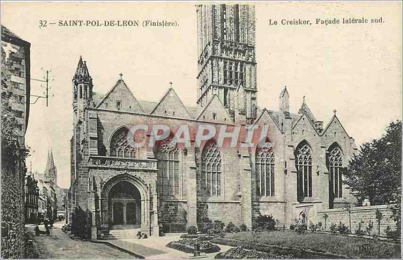 CPA Saint Pol de Leon Finistere Le Creisker 