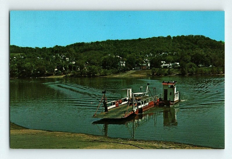 Vintage Ohio River Ferry Boat Postcard P151 