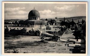 JERUSALEM The Temple Area ISRAEL Postcard