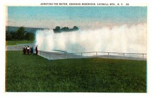 Postcard WATER SCENE Catskill Mountains New York NY AQ6984