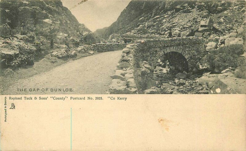 C-1905 Ireland Republic County Derry Gap of Dunloe Tuck undivided Postcard 10294