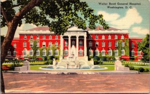 Vintage Washington DC Postcard - Walter Reed General Hospital