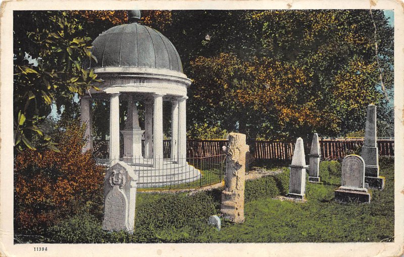 Nashville Tennessee c1910 Postcard Hermitage Andrew Jackson Home Graveyard