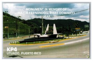 Postcard QSL CB Ham Radio Amateur Card From Utuado Puerto Rico KB8RAK