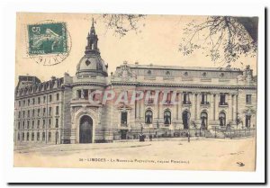 Limoges Postcard Old New prefecture facade principale