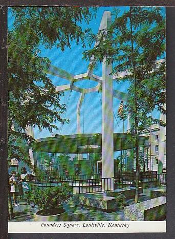 Founders Square Louisville KY Postcard BIN