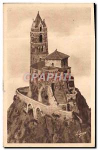 Old Postcard Le Puy en Velay Chapelle Saint Michel