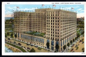 Illinois CHICAGO Drake Hotel Lake Shore Drive on Boulevard Link pm1927 - WB