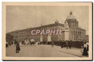 Postcard Old Berlin Königl Scholob Mit Schlossbrucke