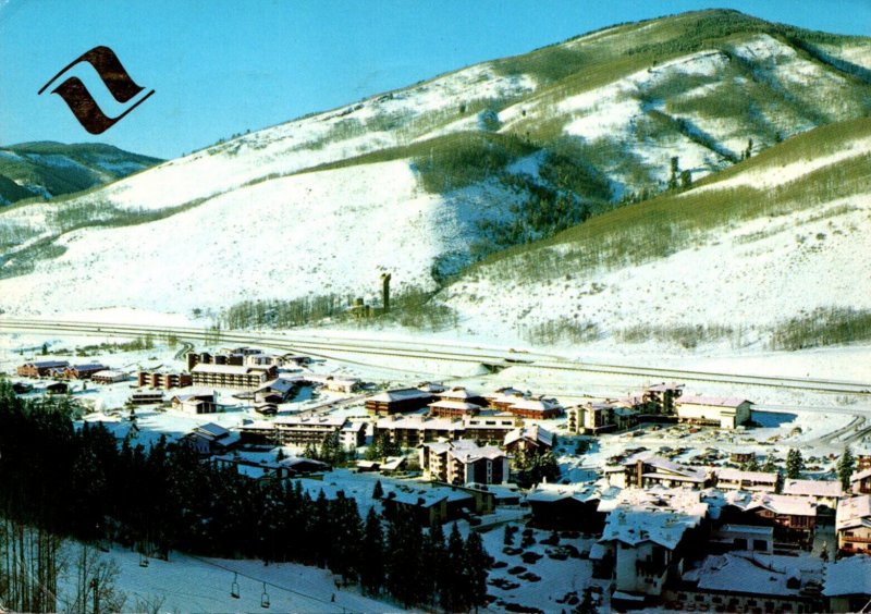 Colorado Vail Village Founded 1962 In Winter 1973