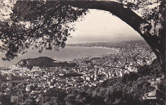 France Nice Vue generale 1961 Real Photo