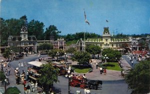 Disneyland, A-4, Town Square - Main Street, Old Postcard